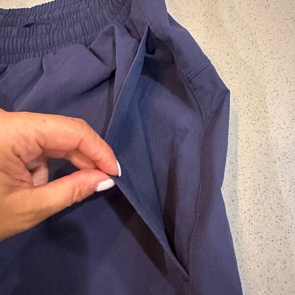 NEW WITH TAG! Men's Fabletics Navy Blue 7" Swim Trunk Size Large - Picture 5 of 6